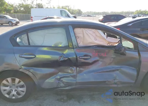 2012 Honda Civic Lx z USA, uszkodzony, nr VIN 19XFB2F51CE012558